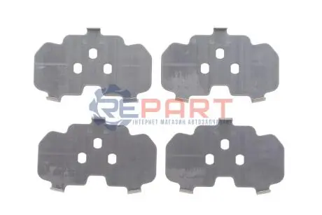 Комплект протискрипних пластин (передніх/задніх) BMW Z1 88-91/Saab 9000 85-98/Ford Mondeo 00 FRENKIT 940044 Купити в Україні