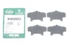 Комплект протискрипних пластин (передніх) Toyota Yaris/Echo 99-05 (OPTIFIT/NBK/Akebono) FRENKIT (940082) зображення 2