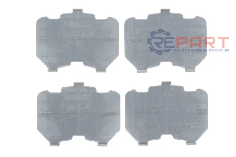 Комплект противоскрипных пластин (передних) Toyota Rav 4 II 00-05 (Akebono) FRENKIT 940089