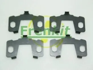 Комплект протискрипних пластин (задніх) Citroen C4/Peugeot 4008 12-/Mitsubishi Outlander 06- (Eurorepar/Motaqui) FRENKIT 940093 Купити в Україні