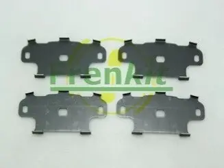 Фото Комплект протискрипних пластин (передніх/задніх) Renault Koleos/Nissan Juke/Qashqai/X-Trail/Suzuki 08- (Akebono) FRENKIT (940100) зображення 1