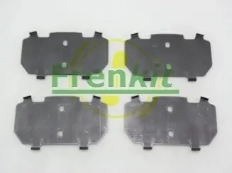 Комплект протискрипних пластин (передніх) Hyundai Santa Fe/Trajet 00-12/Ssangyong Actyon/Kyron 05-/Rexton 02 FRENKIT 940118 Купити в Україні