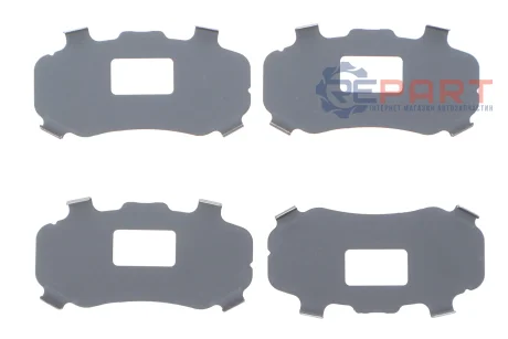 Комплект протискрипних пластин (передніх) Renault Kangoo 97- FRENKIT 940139