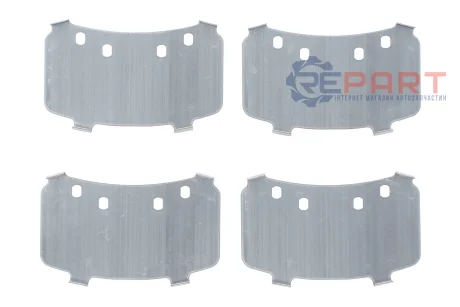 Комплект протискрипних пластин (передніх) Hyundai Accent/Kia Rio 05- FRENKIT 940141