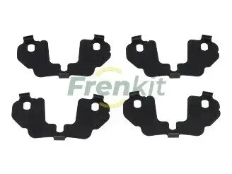 Комплект протискрипних пластин (задніх) BMW 1 (E87/E88) 06- (Ate/Teves) FRENKIT 940155 Купити в Україні