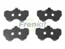 Фото Комплект протискрипних пластин (задніх) Ford Focus/Galaxy/Kufa/Mondeo 05-15 FRENKIT (940165) зображення 1