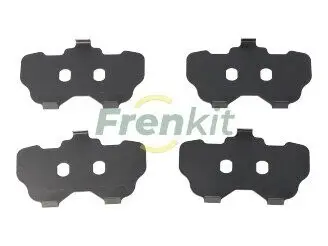 Комплект протискрипних пластин (задніх) Ford Focus/Galaxy/Kufa/Mondeo 05-15 FRENKIT 940165 Купити в Україні