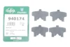 Комплект протискрипних пластин (задніх) Toyota Corolla 06-14 FRENKIT (940174) зображення 2