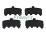 Фото Комплект протискрипних пластин (задніх) MB A-class (W169) 04-12 FRENKIT (940175) зображення 1
