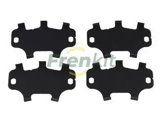 Комплект протискрипних пластин (передніх) Renault Kangoo 08 FRENKIT 940199 Купити в Україні