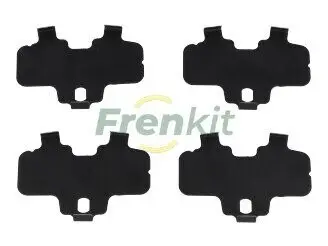 Комплект протискрипних пластин (задніх) Opel Corsa 00-06 FRENKIT 940212 Купить в Украине