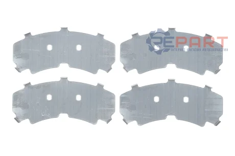 Комплект протискрипних пластин (передніх) Citroen Jumper/Fiat Ducato 06- (Brembo) FRENKIT 940214