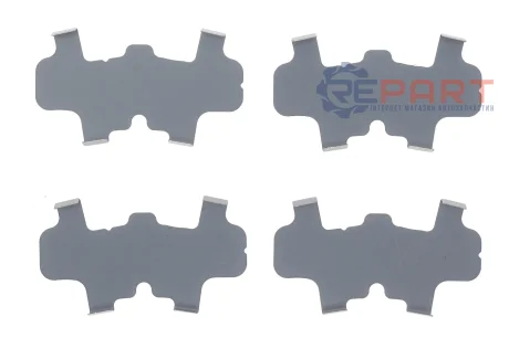 Комплект противоскрипных пластин (задних) Toyota Auris 06- (Galfer) FRENKIT 940226