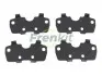 Фото Комплект протискрипних пластин (задніх) BMW i3 (I01)/X1 (F48)/X2 (F39) 13 FRENKIT (940255) зображення 1
