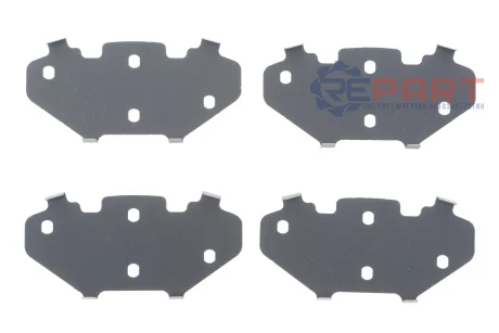 Комплект протискрипних пластин (передніх) Skoda Fabia/VW Polo 07- FRENKIT 940257