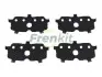 Фото Комплект протискрипних пластин (передніх) BMW X2 (F39) 18 FRENKIT (940264) зображення 1