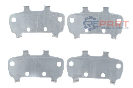 Комплект протискрипних пластин (задніх) Ford Fiesta 17-/Peugeot 308 13- FRENKIT 940330