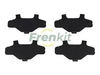 Комплект протискрипних пластин (передніх) Dacia Logan/Sandero 1.0-1.6 04-/Renault Clio 1.2-1.9 98 FRENKIT 940379 Купити в Україні
