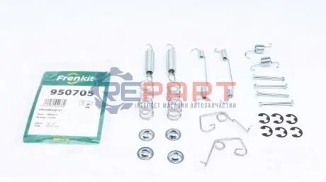 Комплект пружинок колодок ручника Ford Transit 80-120 91-00 (254x50) FRENKIT 950705 Купити в Україні