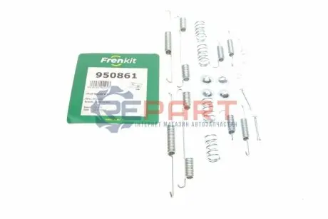 Фото 1 — Комплект пружинок колодок ручника Chrysler Voyager/Dodge Caravan 83-14 (250x57) (Mando) FRENKIT (950861) Фото Комплект пружинок колодок ручника Chrysler Voyager/Dodge Caravan 83-14 (250x57) (Mando) FRENKIT (950861) зображення 1