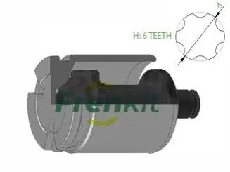Поршень супорта (заднього/електроручника) VW Passat B6 05-10 (d=38mm) (TRW) (з механізмом) FRENKIT K385202