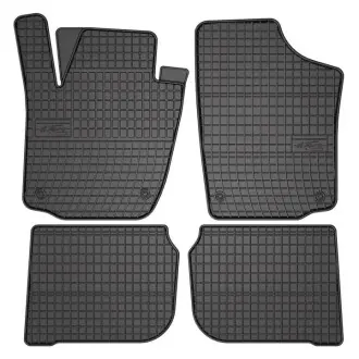 Килимки FROGUM Гума, 4 шт BASIC, задн/передн, комплект, колір чорний, SEAT LEON, TOLEDO II SKODA OCTAVIA I VW BORA, BORA I, GOLF IV, JETTA III 09.96-06.14, Ліфтбек / Седан / Універсал / Хетчбек FroGum ET0012