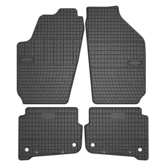 Килимки FROGUM Гума, 4 шт BASIC, задн/передн, комплект, колір чорний, SEAT CORDOBA, IBIZA III SKODA FABIA I, FABIA I PRAKTIK VW FOX, POLO IV 08.99-, Ліфтбек / Седан FroGum ET0015