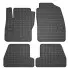Килимки FROGUM Гума, 4 шт BASIC, задн/передн, комплект, колір чорний, FORD FOCUS II FORD USA FOCUS 07.04-, Ліфтбек FroGum (ET0301) зображення 1