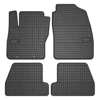 Килимки FROGUM Гума, 4 шт BASIC, задн/передн, комплект, колір чорний, FORD FOCUS II FORD USA FOCUS 07.04-, Ліфтбек FroGum ET0301