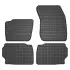 Килимки FROGUM Гума, 2 шт BASIC, колір чорний, FORD MONDEO IV IVECO EUROCARGO I-III 01.91-09.15, Вантажні автомобілі FroGum (ET0302) зображення 1
