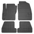 Килимки FROGUM Гума, 4 шт BASIC, задн/передн, комплект, колір чорний, FORD FOCUS III FORD USA FOCUS 07.10-02.20, Ліфтбек FroGum (ET0308) зображення 1