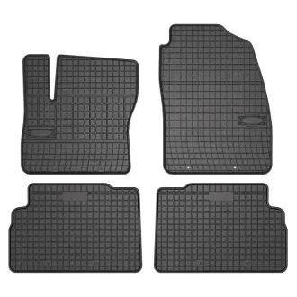 Килимки FROGUM Гума, 4 шт BASIC, задн/передн, комплект, колір чорний, FORD C-MAX II, FOCUS C-MAX, GRAND C-MAX 10.03-06.19, Буси FroGum ET0309