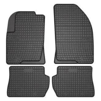 Килимки FROGUM Гума, 4 шт BASIC, задн/передн, комплект, колір чорний, FORD FIESTA V, FUSION MAZDA 2 11.01-12.12, Ліфтбек / Універсал FroGum ET0313