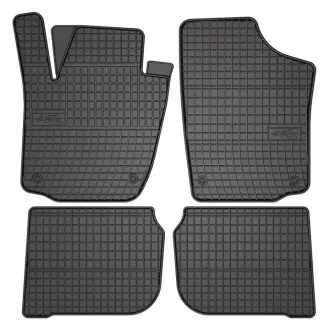 Килимки FROGUM Гума, 4 шт BASIC, задн/передн, комплект, колір чорний, SEAT TOLEDO IV SKODA RAPID 07.12-03.22, Ліфтбек FroGum ET0364