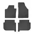 Килимки FROGUM Гума, 4 шт BASIC, задн/передн, комплект, колір чорний, VW TOURAN 02.03-05.10, Буси FroGum (ET0395) зображення 1