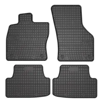 Килимки FROGUM Гума, 4 шт BASIC, задн/передн, комплект, колір чорний, AUDI A3 SEAT LEON, LEON SC, LEON ST VW GOLF ALLTRACK VII 06.08-, Ліфтбек / Універсал / Хетчбек 5D / HATCHBACK 3D FroGum ET0397