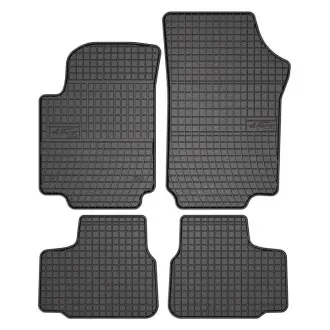 Килимки FROGUM Гума, 4 шт BASIC, задн/передн, комплект, колір чорний, SEAT MII SKODA CITIGO VW UP! 08.11-, Ліфтбек FroGum ET0399