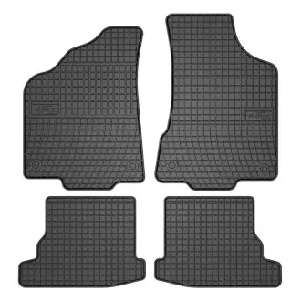Килимки FROGUM Гума, 4 шт BASIC, задн/передн, комплект, колір чорний, VW POLO, POLO III 09.98-09.01, Ліфтбек FroGum ET0402