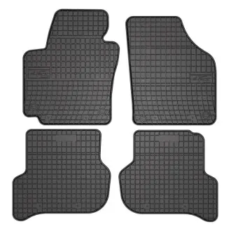 Килимки FROGUM Гума, 4 шт BASIC, задн/передн, комплект, колір чорний, SEAT ALTEA, ALTEA XL VW GOLF PLUS V 03.04-07.15, Буси FroGum ET0403