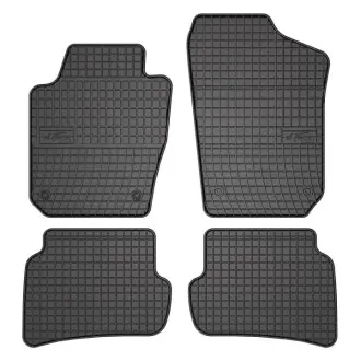 Килимки FROGUM Гума, 4 шт BASIC, задн/передн, комплект, колір чорний, SEAT IBIZA IV, IBIZA IV SC, IBIZA IV ST SKODA FABIA III, FABIA III PRAKTIK 03.08-12.22, Ліфтбек FroGum ET0404