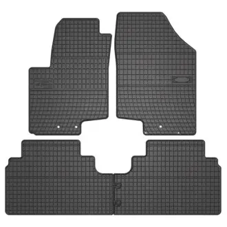 Килимки FROGUM Гума, 4 шт BASIC, задн/передн, комплект, колір чорний, HYUNDAI IX20 KIA VENGA 02.10-, Ліфтбек FroGum ET0420