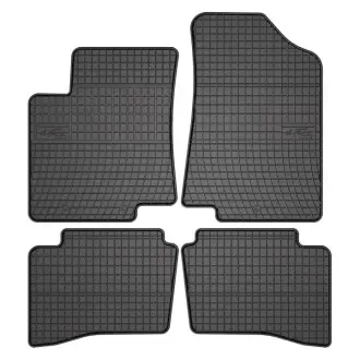 Килимки FROGUM Гума, 4 шт BASIC, задн/передн, комплект, колір чорний, KIA RIO III 09.11-, Ліфтбек FroGum ET0427
