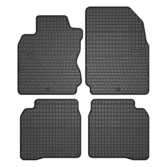 Килимки FROGUM Гума, 4 шт BASIC, задн/передн, комплект, колір чорний, NISSAN NOTE 01.06-08.13, Буси FroGum ET0453