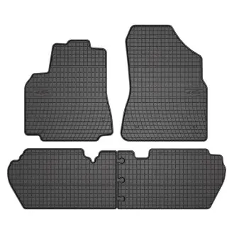 Килимки FROGUM Гума, 4 шт BASIC, задн/передн, комплект, колір чорний, CITROEN BERLINGO, BERLINGO MULTISPACE PEUGEOT PARTNER, PARTNER ORIGIN, PARTNER TEPEE 07.96-, COMBI VAN FroGum ET0633