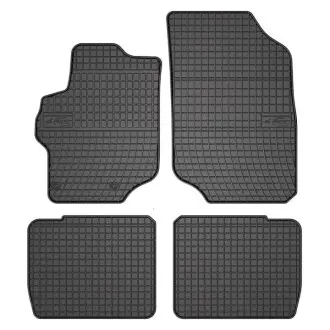 Килимки FROGUM Гума, 4 шт BASIC, задн/передн, комплект, колір чорний, CITROEN C-ELYSEE PEUGEOT 301 11.12-, Седан FroGum ET0643
