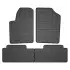 Килимки FROGUM Гума, 4 шт BASIC, задн/передн, комплект, колір чорний, CITROEN BERLINGO PEUGEOT 308 II 07.96-06.21, Буси FroGum (ET0645) зображення 1