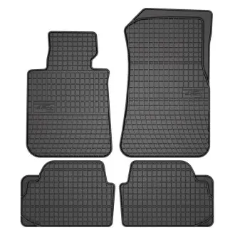 Килимки FROGUM Гума, 4 шт BASIC, задн/передн, комплект, колір чорний, BMW 1 (E81), 1 (E82) 06.04-12.19, Кабріолет / Купе / Ліфтбек / Універсал / позашляховик, версія: Стандарт / AWD/4WD / FWD FroGum ET0662
