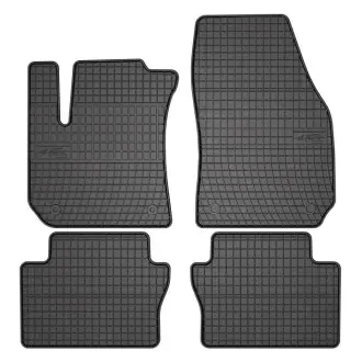 Килимки FROGUM Гума, 4 шт BASIC, задн/передн, комплект, колір чорний, OPEL ZAFIRA B 07.05-04.15, Буси FroGum ET0693