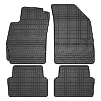 Килимки FROGUM Гума, 4 шт BASIC, задн/передн, комплект, колір чорний, CHEVROLET AVEO 03.11-, Седан FroGum ET0697