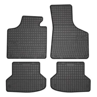 Килимки FROGUM Гума, 4 шт BASIC, задн/передн, комплект, колір чорний, AUDI A3 05.03-05.13, Ліфтбек, версія: FWD FroGum ET0720